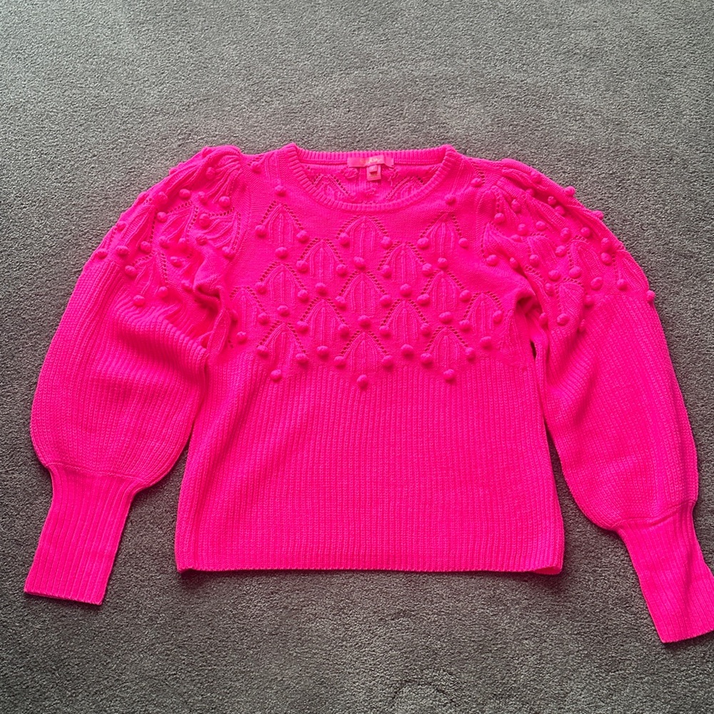 Lilly Pulitzer Neuve puffy sleeve sweater